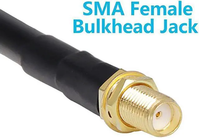 Alt view image 3 of 7 - 25 ft LowLoss Coaxial Extension Cable 50 Ohm SMA Male to SMA Female Connector  Pure Copper Coax Cables Antenna Lead Extender for 3G4G5GLTEADSBHamGPSWiFiRF Radio Use Not for TV