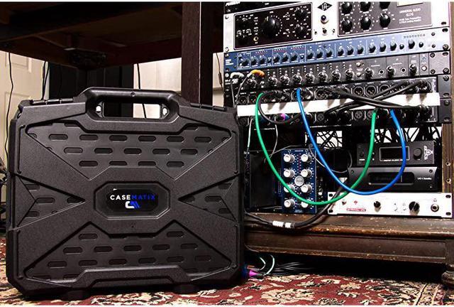 Alt view image 6 of 7 - DJ Mixer Travel Case Compatible with Yamaha MG10XU MG10 MG06 10 Input Stereo Mixer Effects and Cables Hard Shell Protection with PreDiced Customizable Foam Interior