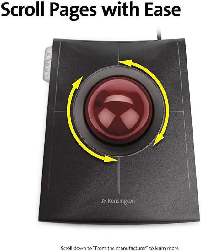 Alt view image 4 of 6 - SlimBlade Trackball Mouse K72327U