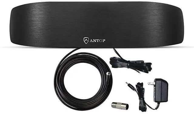 Main image of High Gain Indoor Radio Antenna MultiDirectional Amplified AM FM Antenna 50 Miles with Amplifier Signal Booster and 4G Filter for Stereo Radio Audio Signals Perfect for HomeRVMobile Use
