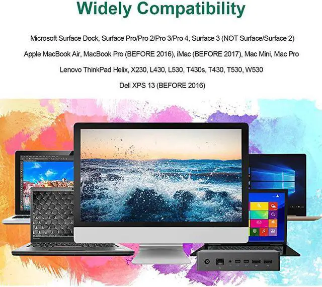 Alt view image 6 of 6 - Mini DisplayPort to HDMI Adapter 2 Pack,  Mini DP(Thunderbolt) to HDMI Converter Gold-Plated Cord Compatible for MacBook Pro, MacBook Air, Mac Mini, Microsoft Surface Pro 3/4, etc