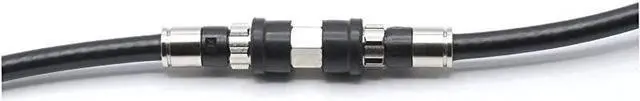 Alt view image 5 of 5 - Weather Sealed Cable Extension Coupler | 4 Pack | Cable Extension Adapter Barrel Splice Coupler | Connects Two Coaxial Video Cables Female to Female Connector 3GHz Rated
