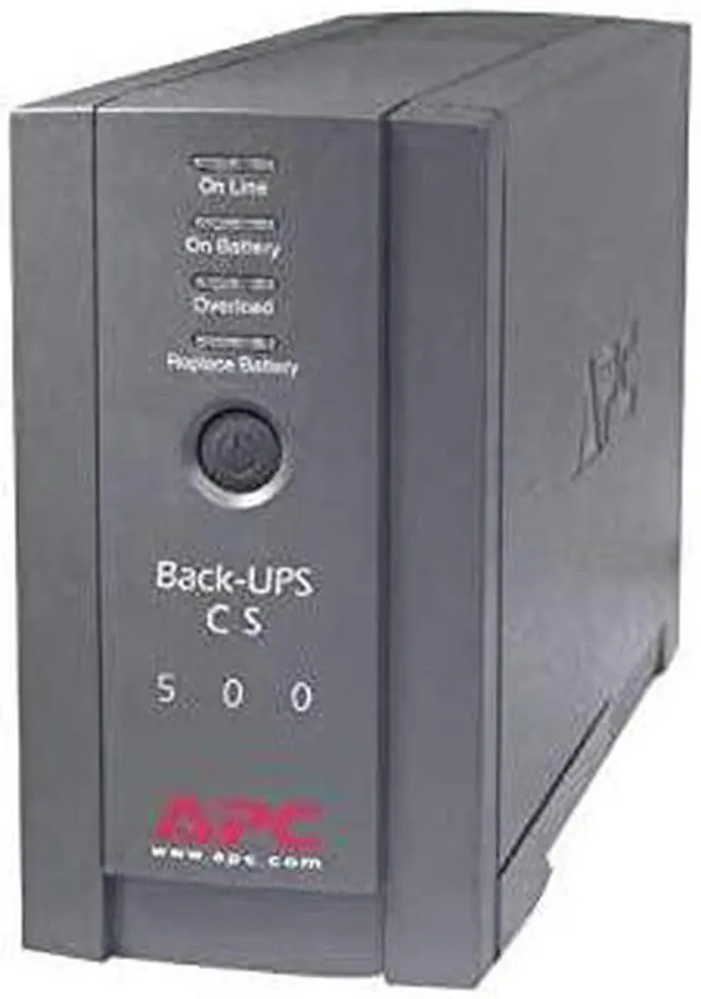 Main image of BK500BLK BackUPS Cs 500VA300W UPS System Gray