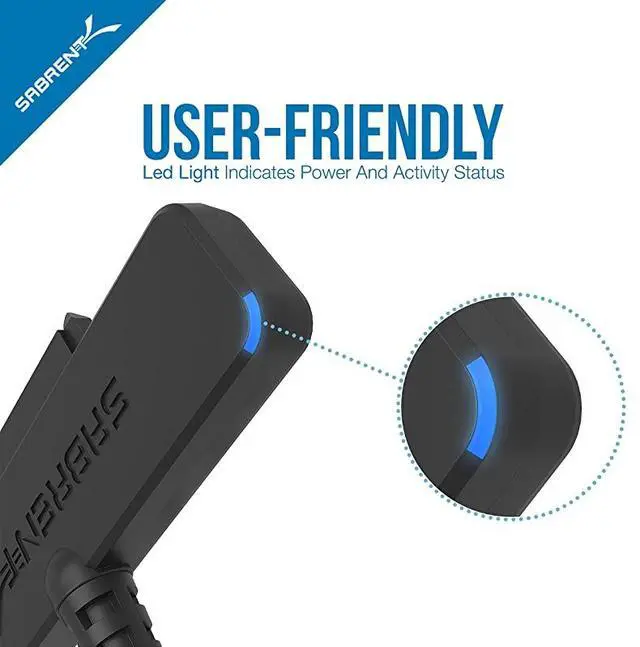 Alt view image 3 of 7 - USB 31 TypeA to SSD 25Inch SATA Hard Drive Adapter Optimized for SSD Support UASP SATA III ECSS31