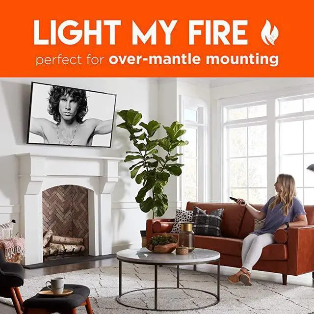 Alt view image 6 of 7 - Advanced Tilt Wall Mount for TVs Up to 86" - Maximum Tilt Range On Large TVs - Great for Mounting TV Above A Fireplace - Easy Install & Hardware Included