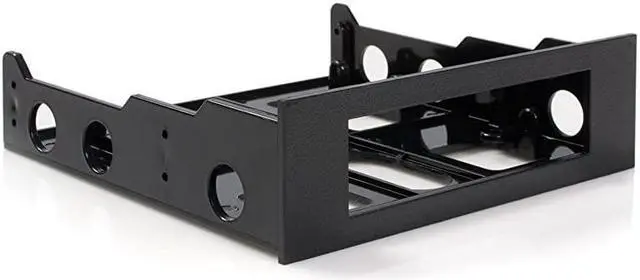 Main image of com 3.5" to 5.25" Front Bay Adapter - Mount 3.5" HDD in 5.25" Bay - Hard Drive Mounting Bracket w/ Mounting Screws (BRACKETFDBK)