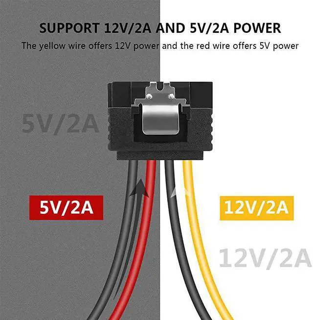 Alt view image 5 of 5 - SATA to Molex  3 Pack 4 Pin Molex to SATA Power Cable 10 Inches