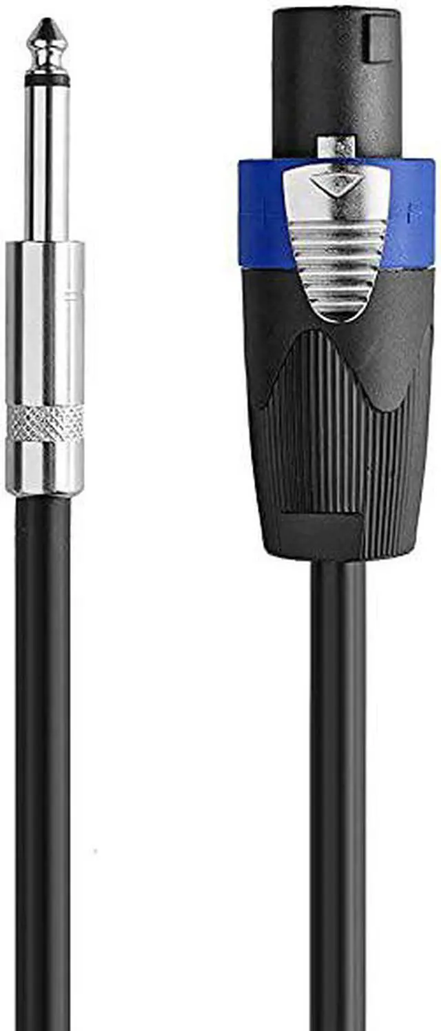 Alt view image 4 of 6 - Pro 50 Feet Speakon to 14 Speaker Cable 50 ft 12 Gauge Speakon to 14 Male Inch Audio Amplifier Connection Heavy Duty Cord Single