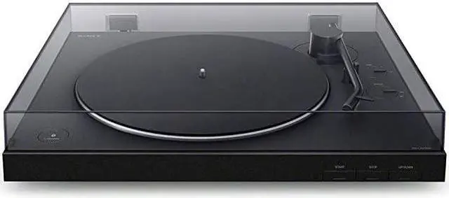 Alt view image 4 of 7 - PS-LX310BT Belt Drive Turntable: Fully Automatic Wireless Vinyl Record Player with Bluetooth and USB Output Black