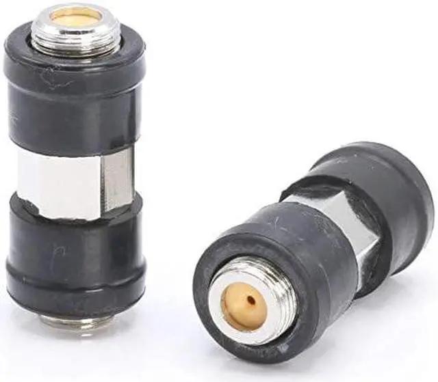 Main image of Weather Sealed Cable Extension Coupler | 4 Pack | Cable Extension Adapter Barrel Splice Coupler | Connects Two Coaxial Video Cables Female to Female Connector 3GHz Rated