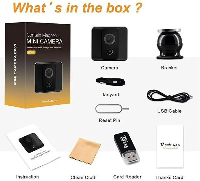 Alt view image 7 of 7 - Version Mini Spy Camera Cop Spy Cam 1080P Spy Camera Wireless Hidden Support 128 gb Card Mini Camera Spy Hidden Spy CameraNo WiFi NeededNanny Cam with Night Vision and Motion Detection