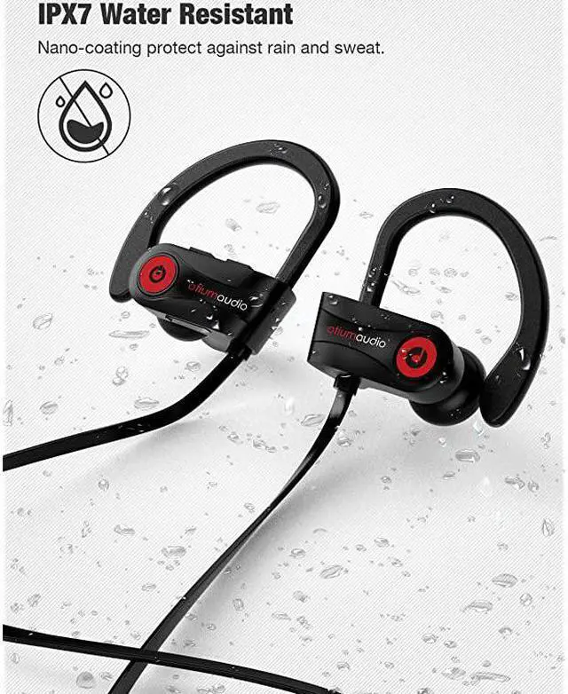 Alt view image 4 of 7 - Wireless Headphones Bluetooth Headphones Best Sports Earbuds IPX7 Waterproof Stereo Earphones for Gym Running 9 Hours Playtime Noise Cancelling Headsets