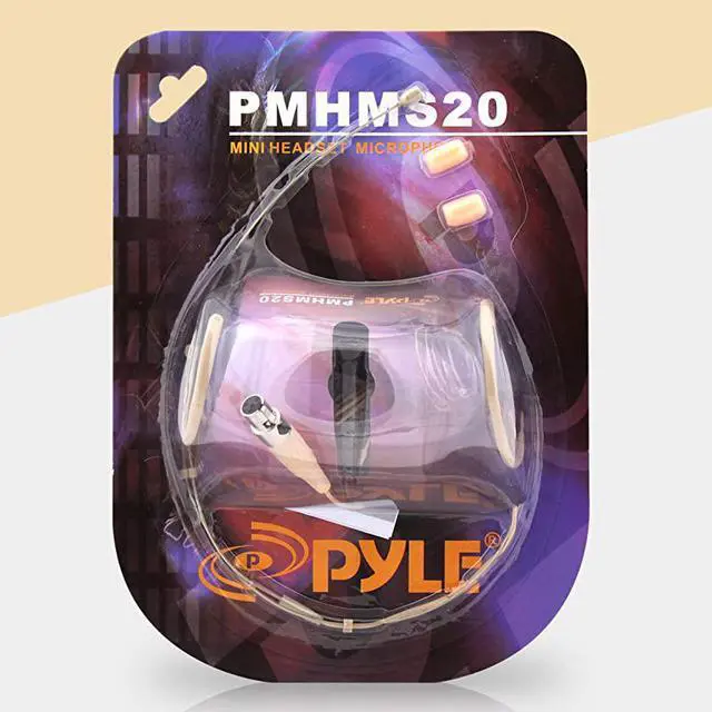 Alt view image 6 of 6 - Double Over Ear Microphone Headset fessional Hands Free Omnidirectional Wired Audio Boom Condenser Microphone Headset w 4 Pin Mini XLR 12m Cable and Windscreen  PMHMS20 Beige