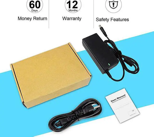 Alt view image 6 of 6 - 334A AC Adapter Charger for Dell Chromebook 11 3180 3189 3120 Inspiron 15 3520 3521 3531 3541 3542 3543 3537 15R 5520 5521 7520 N5110 N5040 N5050 5547 P26E LA65NS201 12 Months Warranty