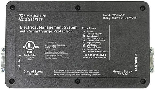 Alt view image 4 of 5 - 30 Amp Hardwired RV Electrical Management System Surge Protector With Remote Display (1 MIN), EMS-HW30C