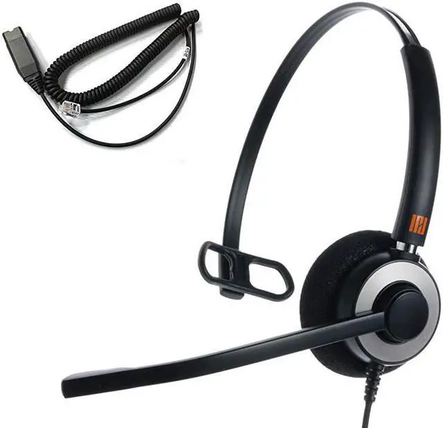 Main image of IPH-160 Monaural Noise canceling,Corded Headset with HIS-02 Cable for Avaya IP1608,1616,9608G, 9611G, 9610, 9620, 9620L, 9620C, 9630, 9630G, 9640, 9640G, 9650, 9670 Phones