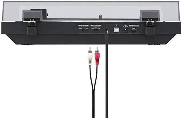 Alt view image 6 of 7 - PS-LX310BT Belt Drive Turntable: Fully Automatic Wireless Vinyl Record Player with Bluetooth and USB Output Black