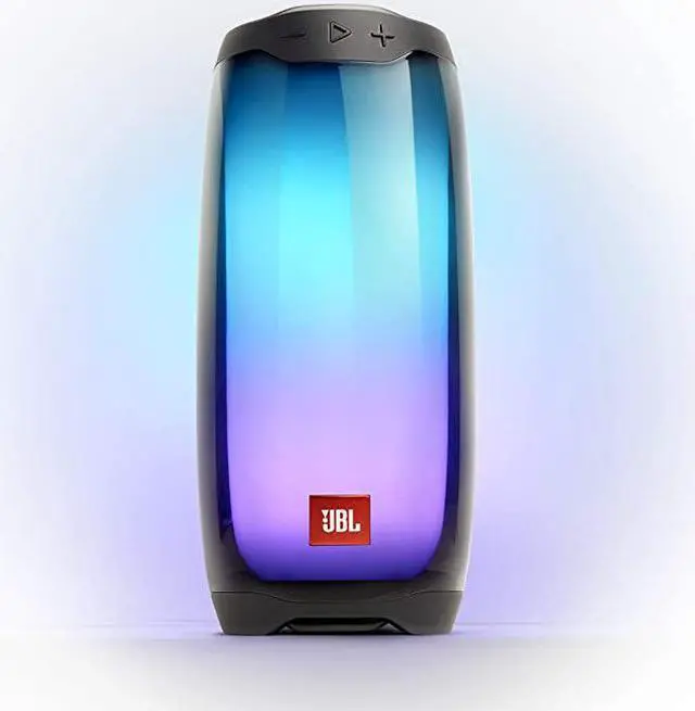Main image of Pulse 4 - Waterproof Portable Bluetooth Speaker with Light Show - Black