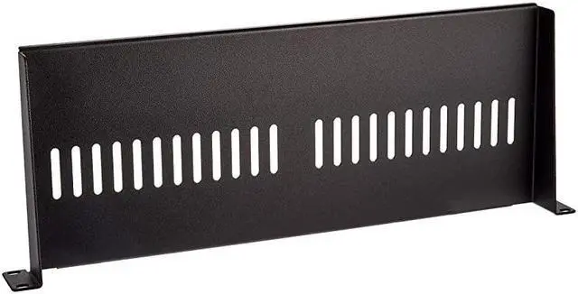 Alt view image 2 of 4 - com 1U Vented Server Rack Cabinet Shelf 7in Deep Fixed Cantilever Tray Rackmount Shelf for 19 AVDataNetwork Equipment Enclosure with Cage Nuts Screws 44lbs Capacity CABSHELF1U7V
