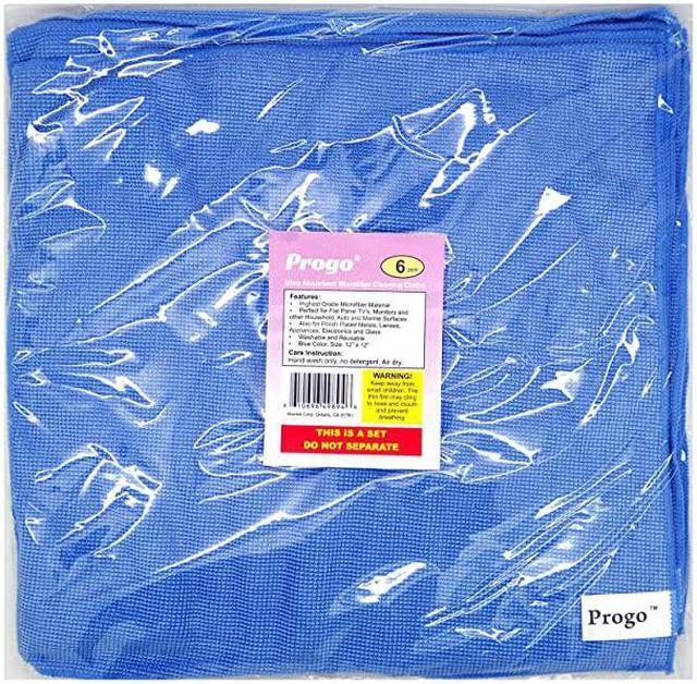 Alt view image 2 of 3 - Ultra Absorbent Microfiber Cleaning Cloths for LCDLED TV Laptop Computer Screen iPhone iPad and More 6 Pack