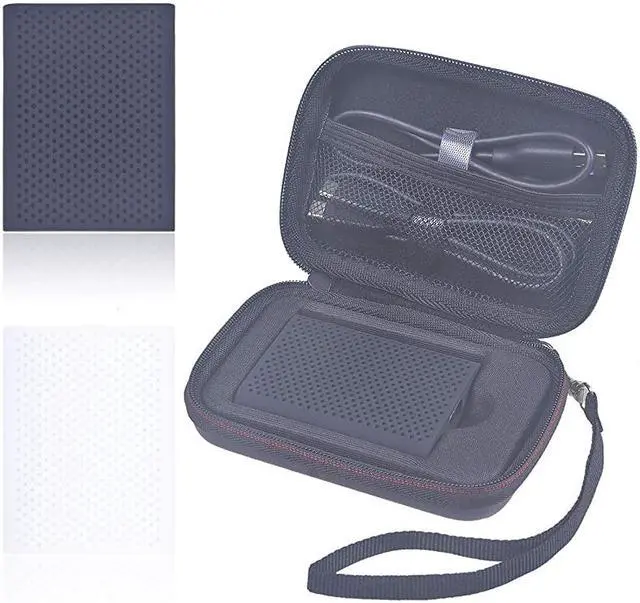 Main image of Samsung T5 SSD Case Comb, 2 Pc Silicone Shockproof Case +1 Pc Hard Leather Zipper Travel Storager for Samsung T5 T3 T1 Portable External SSD(250G 500G 1T 2T) w/ Cable Organizer[5.4x3.8x1.7inch]