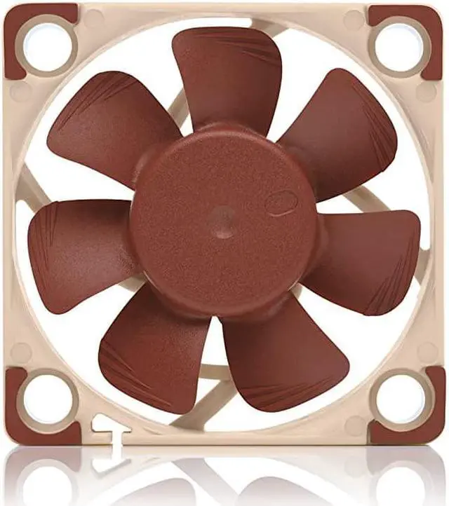 Alt view image 3 of 7 - NFA4x10 FLX Premium Quiet Fan 3Pin 40x10mm Brown