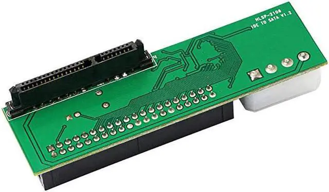 Alt view image 2 of 6 - SATA Female to 40 pin Male 35 inch IDE Adapter for PC and Mac Computer to SATA Hard Drive Interface AdapterSATA F35 M Big