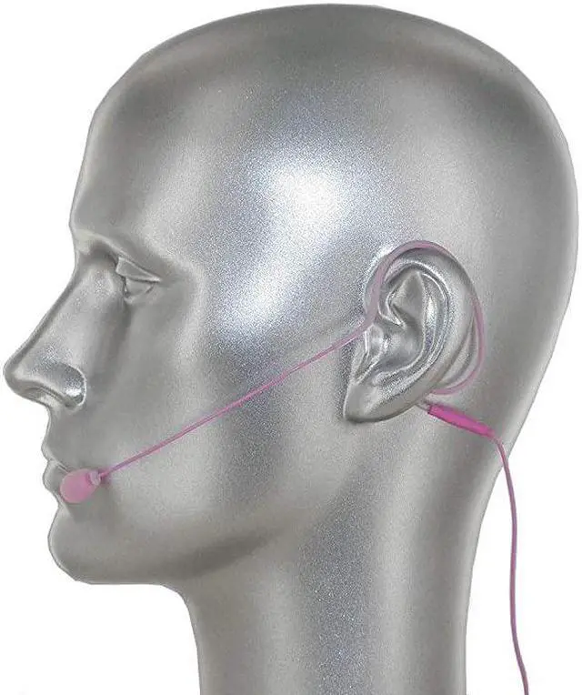 Alt view image 3 of 5 - AVL630PKH4P Pink Headset Microphone wHiroshi 4 Pin for Audio Technica Wireless Microphone System