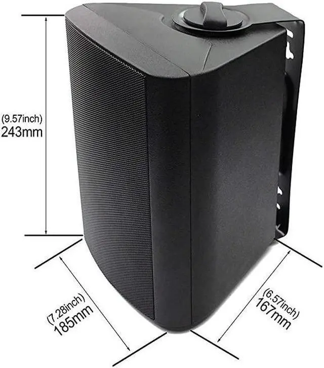 Alt view image 3 of 6 - 525 Inches 200 Watts Indoor Outdoor Patio Deck Speakers All Weather Wall Mount System