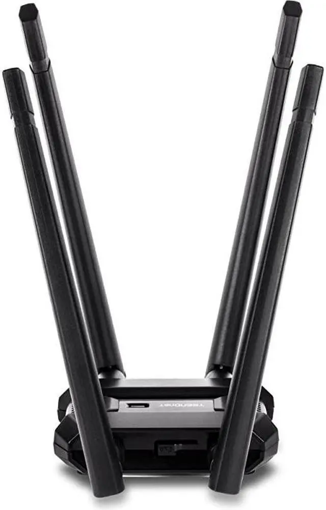 Alt view image 3 of 5 - AC1900 High Power Dual Band Wireless USB Adapter, Increase-Extend WiFi Wireless Coverage, Stream 4K HD Video, Windows-Mac OS Compatible, USB 3.0 to USB Type A, Black, TEW-809UB