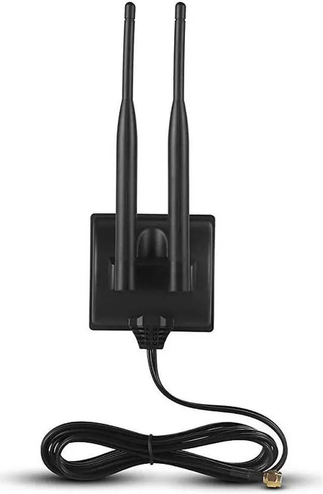 Alt view image 6 of 7 - WiFi Antenna with Extension Cable 6.5Ft RP-SMA Male Connector, 2.4GHz/5GHz Band Antenna Magnetic Base for WiFi Wireless Router Mobile Hotspot Signal Enhancement