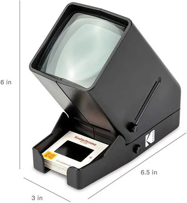 Alt view image 7 of 7 - 35mm Slide and Film Viewer Battery Operation 3X Magnification LED Lighted Viewing for 35mm Slides Film Negatives