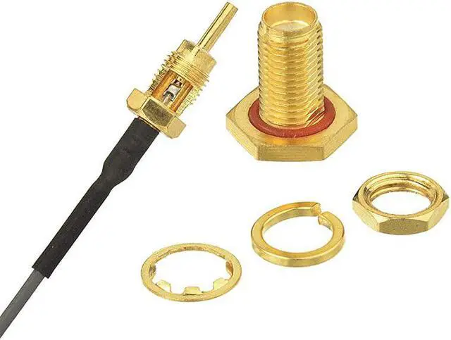 Alt view image 5 of 6 - 6 UflIPEX Cable Mini PCI to SMA Female Low Loss Coaxial Cable for Wireless Routers Mini PCIe Cards Network Extension Bulkhead Pigtail PCI WiFi WAN Repeater Low Loss Coaxial Cable 2Pack