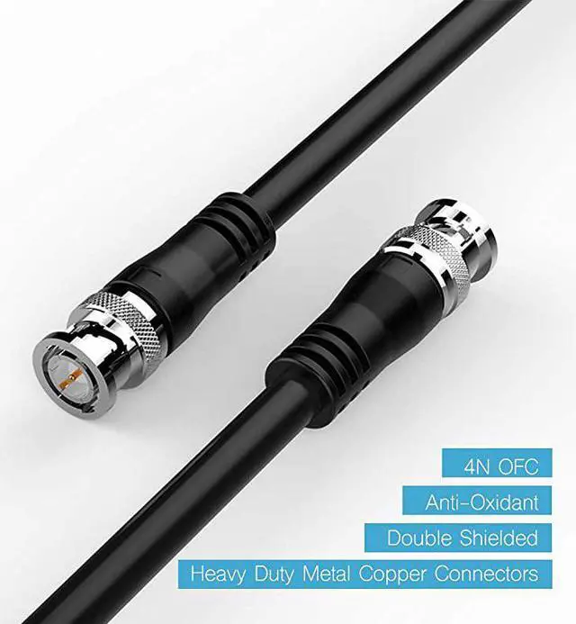 Alt view image 6 of 7 - SDI Cable 75ft  HDSDI Cable 3G 75 Ohm Coax Cable 755 BNC to BNC Cable Copper Connectors Anti Oxidant 1080P for Video Security Camera CCTV Systems