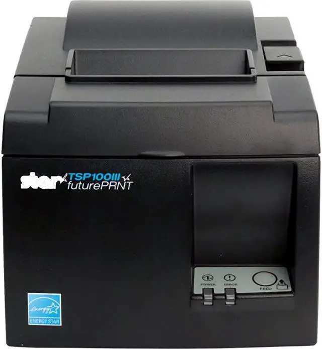 Alt view image 2 of 4 - TSP143IIIU USB Thermal Receipt Printer with Device and Mfi USB Ports Autocutter and Internal Power Supply Gray