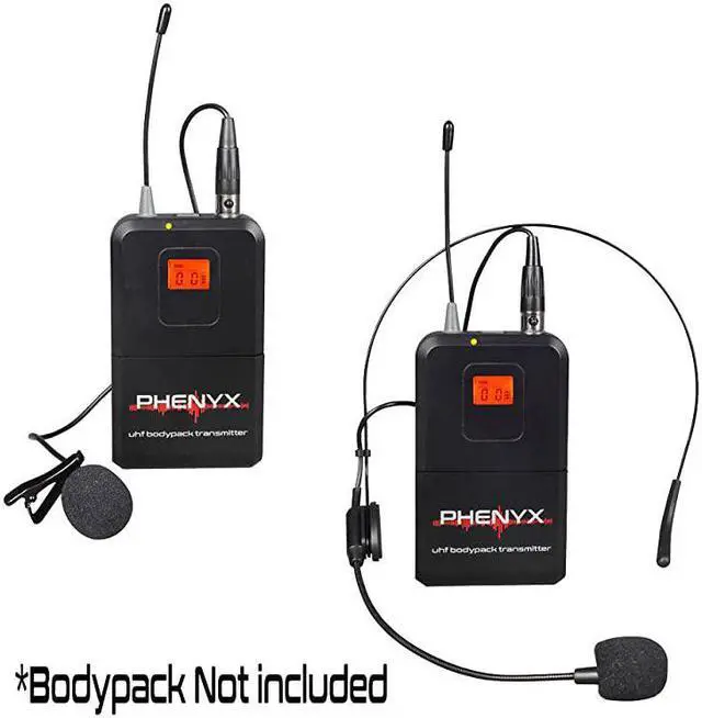 Alt view image 4 of 4 - Lavalier Lapel MicrophoneHeadset Microphone Combo with Mini XLR Jack HandFree Clipon Lapel Mic and Flexible Wired Boom Headset Mic for Voice Amplifier Audio Sound System