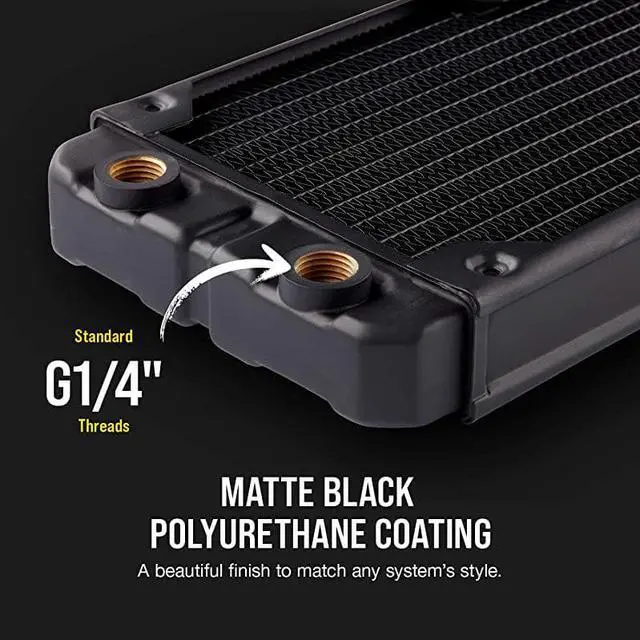 Alt view image 5 of 7 - Hydro X Series XR5 360mm Water Cooling Radiator