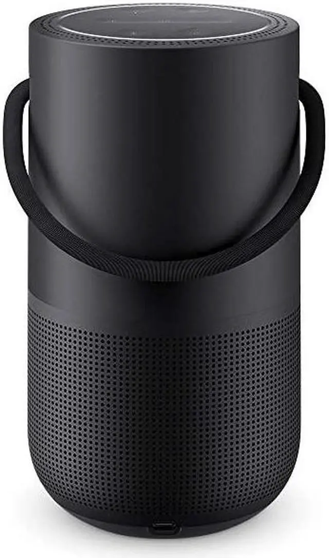 Alt view image 3 of 6 - Portable Smart Speaker — Wireless Bluetooth Speaker with Alexa Voice Control Built-In, Black