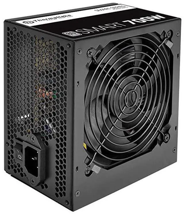 Alt view image 2 of 7 - Smart 700W 80+ White Certified PSU Continuous Power with 120mm Ultra Quiet Fan ATX 12V V23EPS 12V Active PFC Power Supply PSSPD0700NPCWUSW