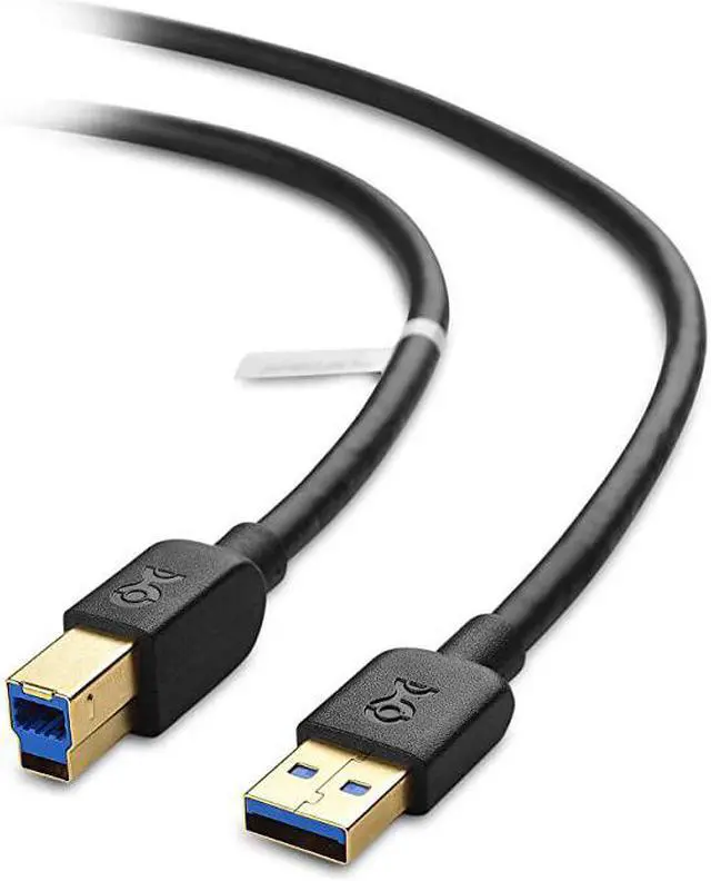 Main image of Short USB 30 USB 3 USB 30 A to B in Black 3 ft