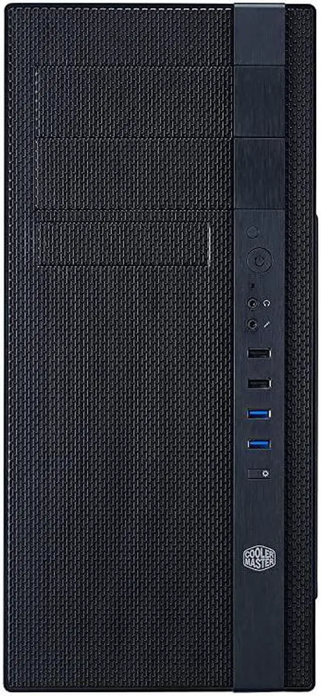 Alt view image 2 of 7 - N400 NSE-400-KKN2 Mid-Tower Fully Meshed Front Panel Computer Case (Midnight Black)