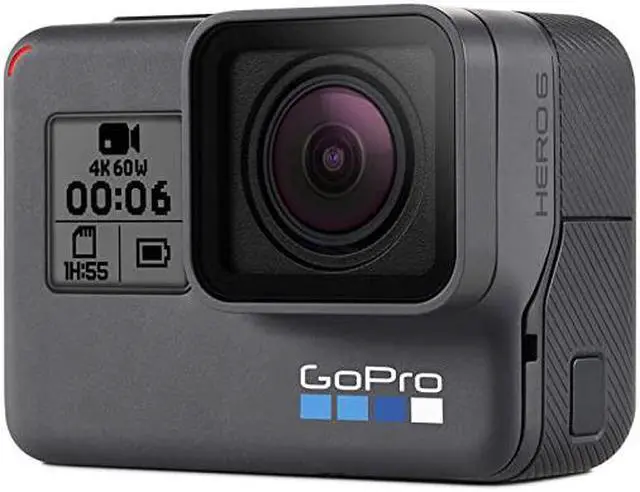 Alt view image 2 of 7 - HERO6 Black Waterproof Digital Action Camera for Travel with Touch Screen 4K HD Video 12MP Photos