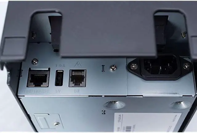 Alt view image 3 of 4 - TSP143IIILAN Ethernet LAN Thermal Receipt Printer with Autocutter and Internal Power Supply Gray