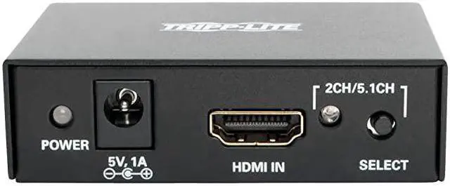 Alt view image 3 of 4 - HDMI Audio De-Embedder / Extractor, UHD 4K x 2K @ 30Hz (P130-000-AUDIO),Black