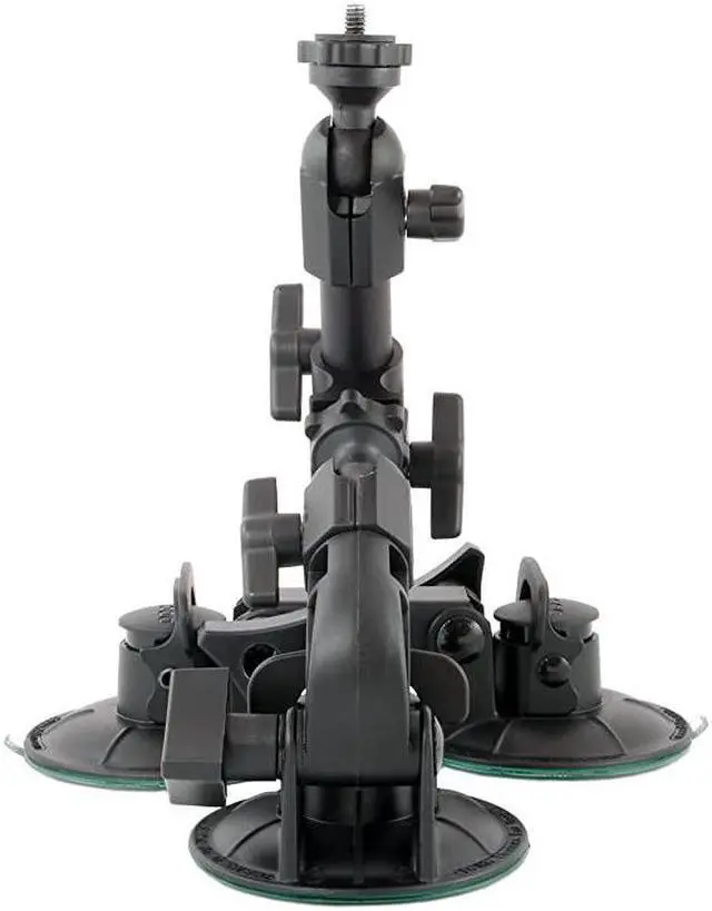 Alt view image 2 of 7 - Devices Fat Gecko Triple Suction Camera Mount DDMNTTRIPLE