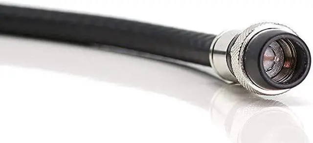 Alt view image 3 of 7 - 15 Feet White RG6 Coaxial Cable Made in USA with Rubber booted Weather Proof Outdoor Rated Connectors F81 RF Digital Coax for CATV Antenna Internet Satellite