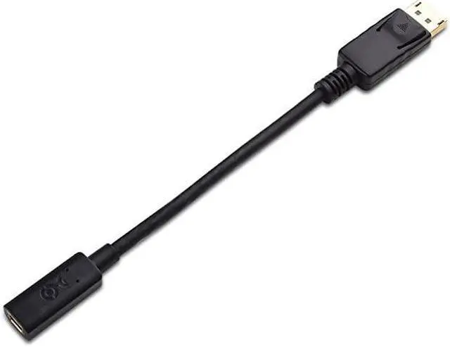 Alt view image 2 of 4 - DisplayPort to Mini DisplayPort Adapter DP to Mini DP 6 Inches