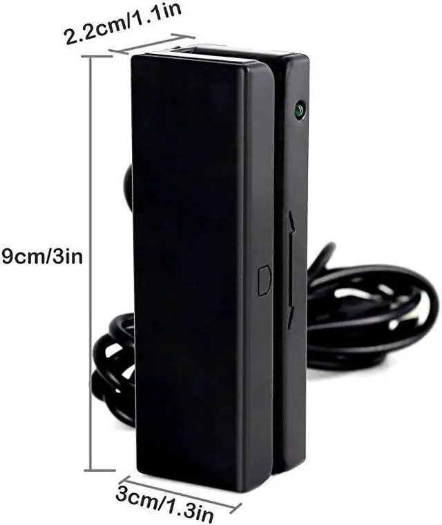 Alt view image 3 of 7 - Magnetic Stripe Card Reader 3Track POS Credit Card Reader Swiper Magstripe Swipe Card Reader