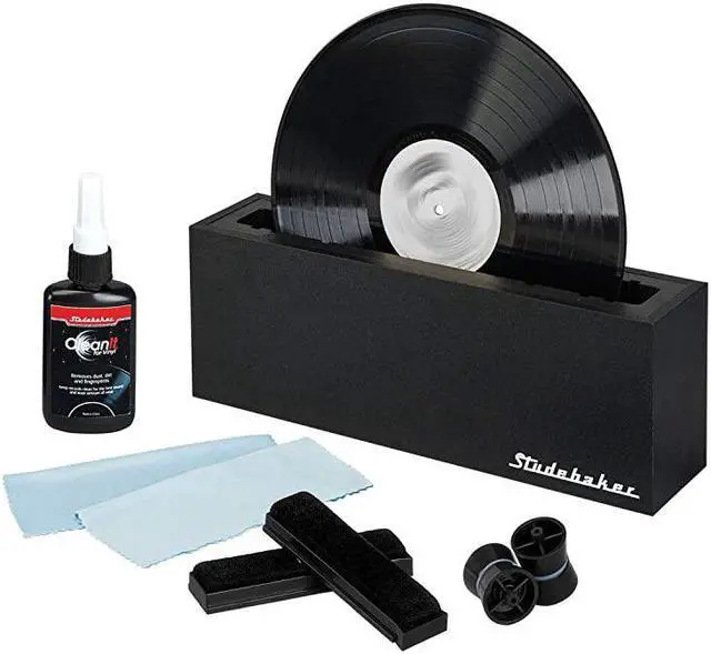 Main image of Vinyl Record Cleaning System with Cleaning Solution and Soft Pads Included