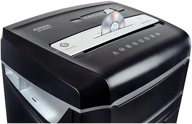 Alt view image 5 of 7 - High Security JamFree AU1000MA 10Sheet MicroCut Paper CD Credit Card Shredder with PullOut Wastebasket